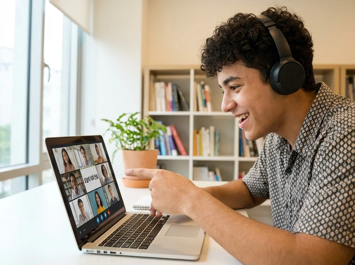 Students learning together